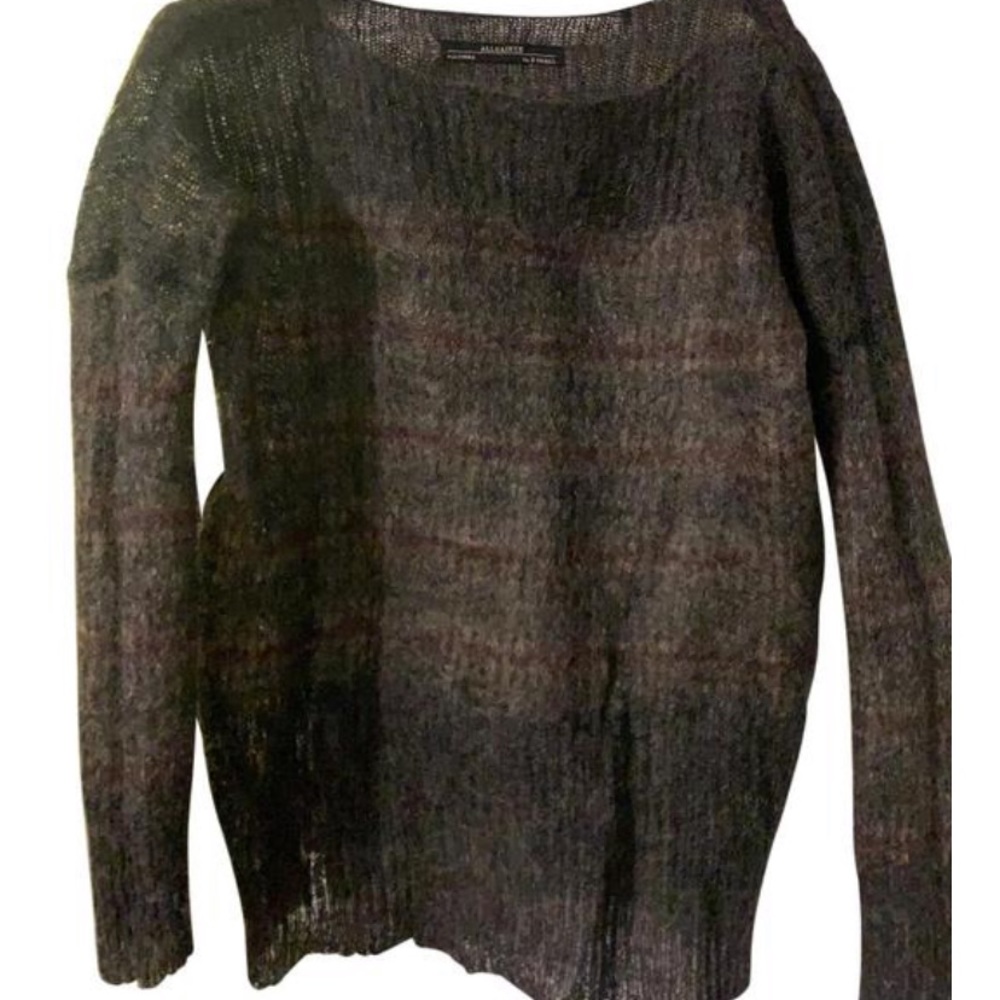 Sheer striped AllSaints Sweater